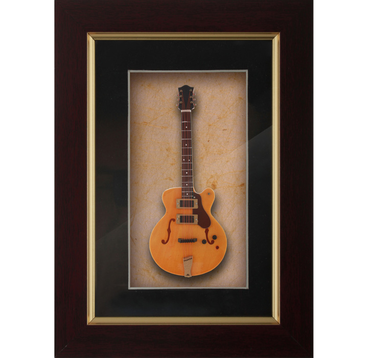Miniature Orange Guitar Decorative frames-DFE